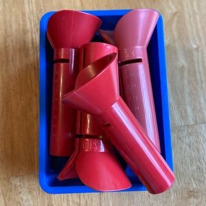 VTG 4 Sun Hill Coin Counters Funnel Tubes Dime Nickel Penny Quarter Sorter Trays